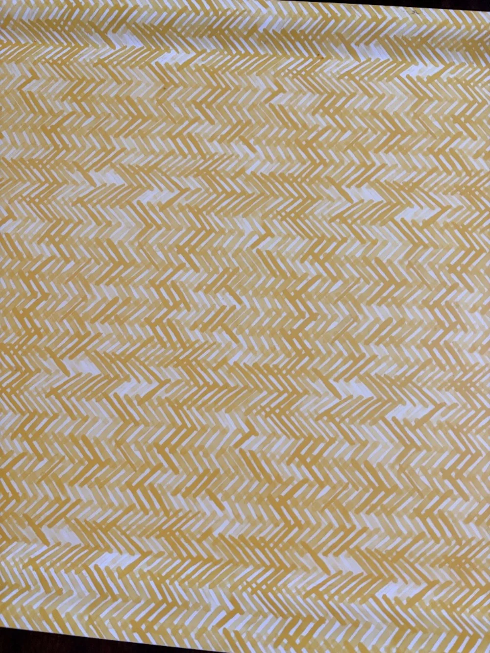 Crate & Barrel Trays | Yellow & White pattern | Set of 2